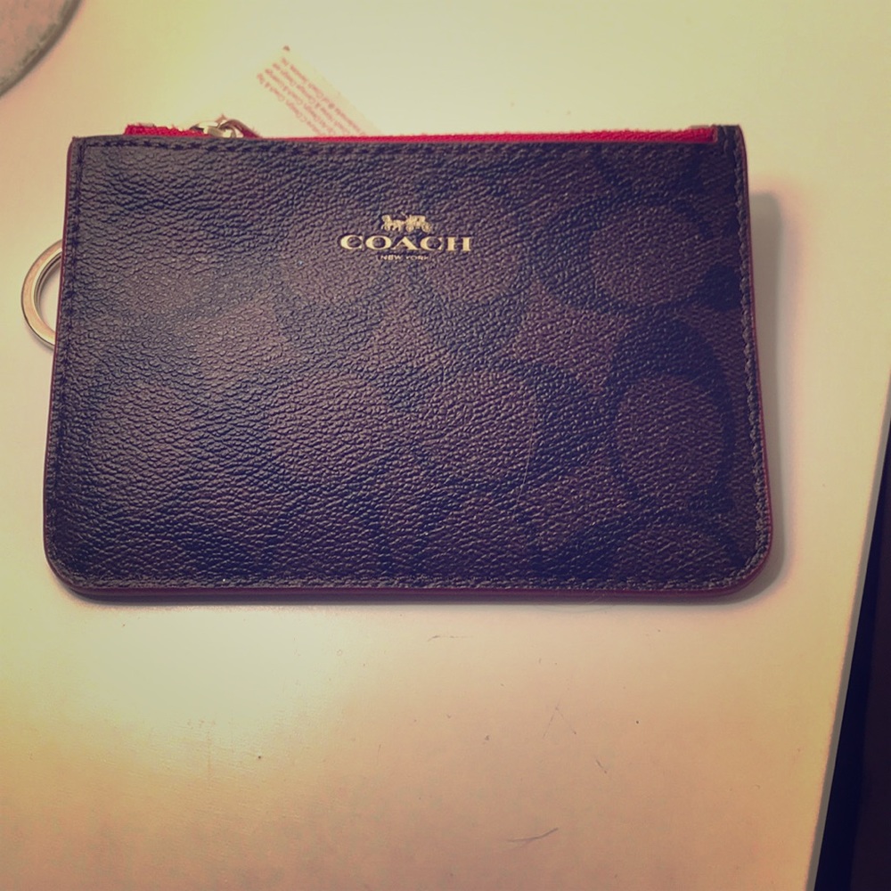 New Coach mini skinny id case